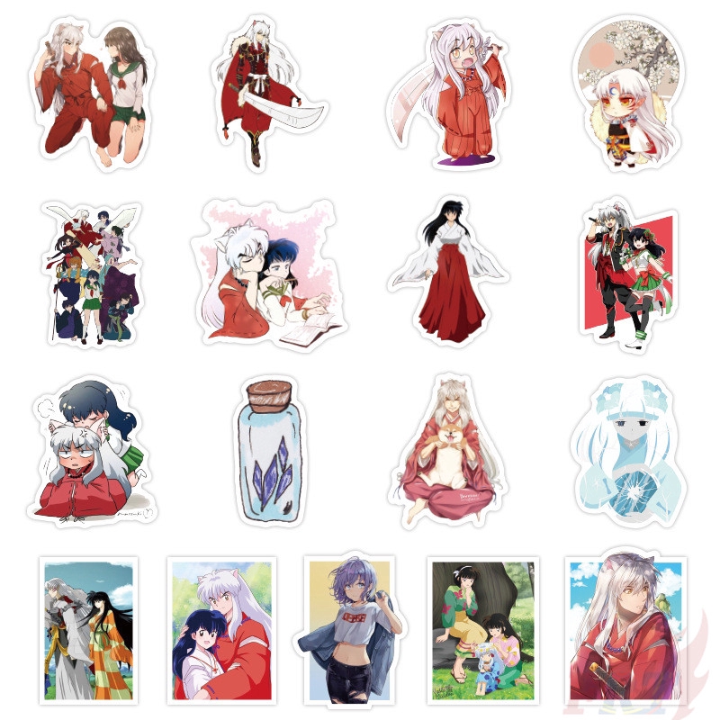 ❉ Inuyasha - Series 01 Anime Stickers ❉ 50Pcs/Set Waterproof Fashion DIY Decals Doodle Stickers