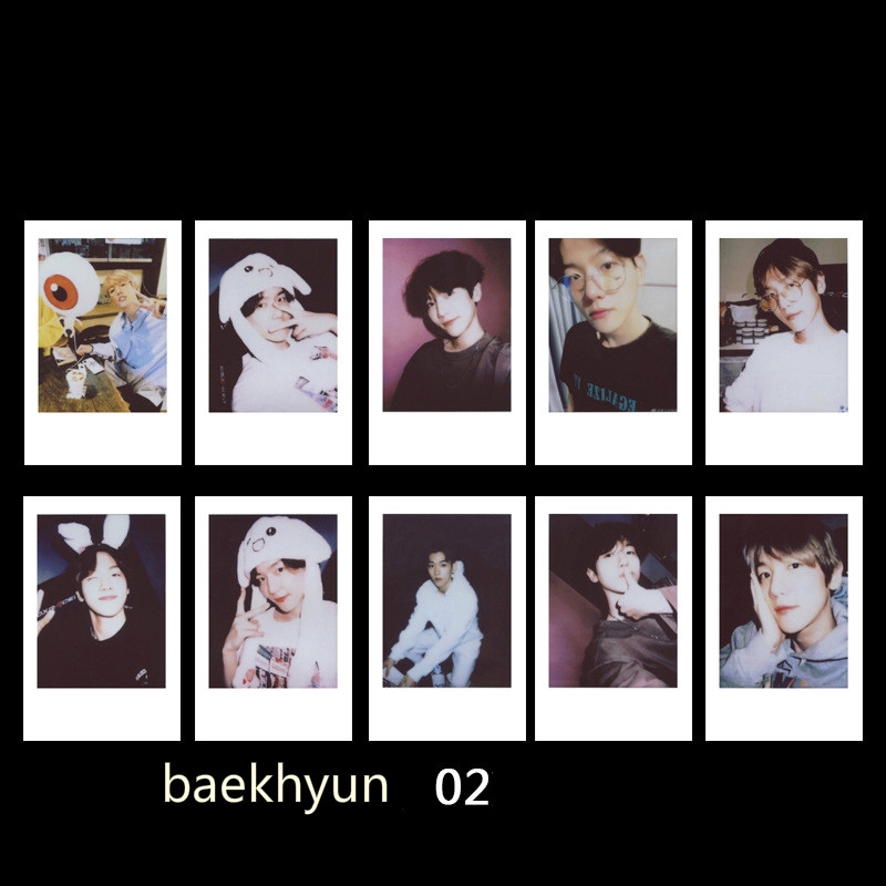 Ảnh giấy hình thành viên Baekhyun của nhóm nhạc EXO