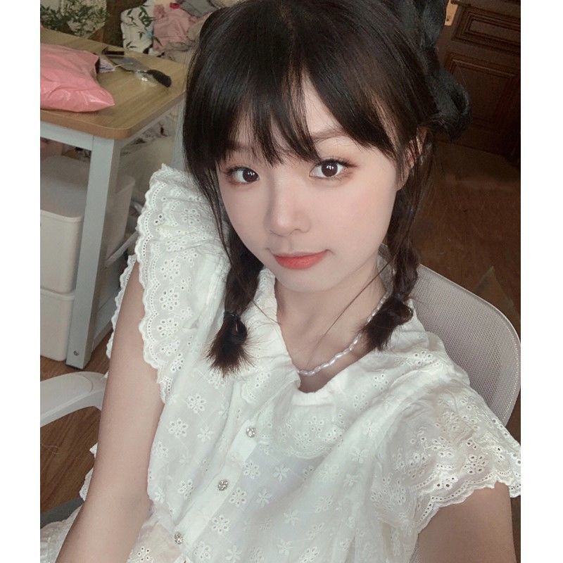 Bộ Áo Sơ Mi + Chân Váy Xếp Tầng Lưng Cao Thời Trang Mùa Hè 2022