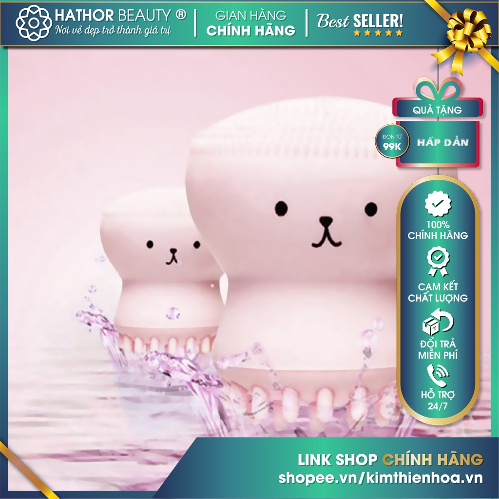 Cọ rửa mặt Masage - Máy rửa mặt Bạch Tuộc - Siêu Cute - Etude House My Beauty Tool Jellyfish Silicon | Hathor Beauty