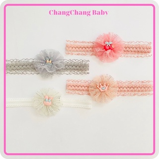 Băng đô bé gái/ turban nơ cho bé từ sơ sinh đến 15 tháng - ChangChang Baby