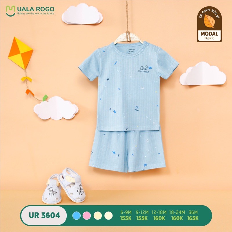 Bộ Cộc Tay Sợi Tre Uala Rogo UR 3604
