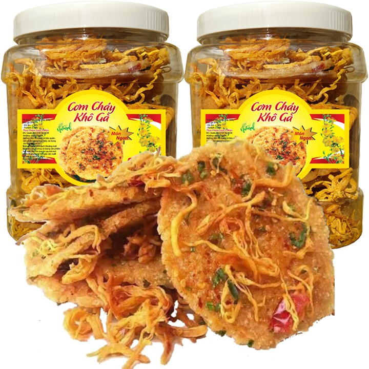Cơm cháy lắc khô gà lá chanh giòn ngon đậm đà - Hũ 500G | BigBuy360 - bigbuy360.vn