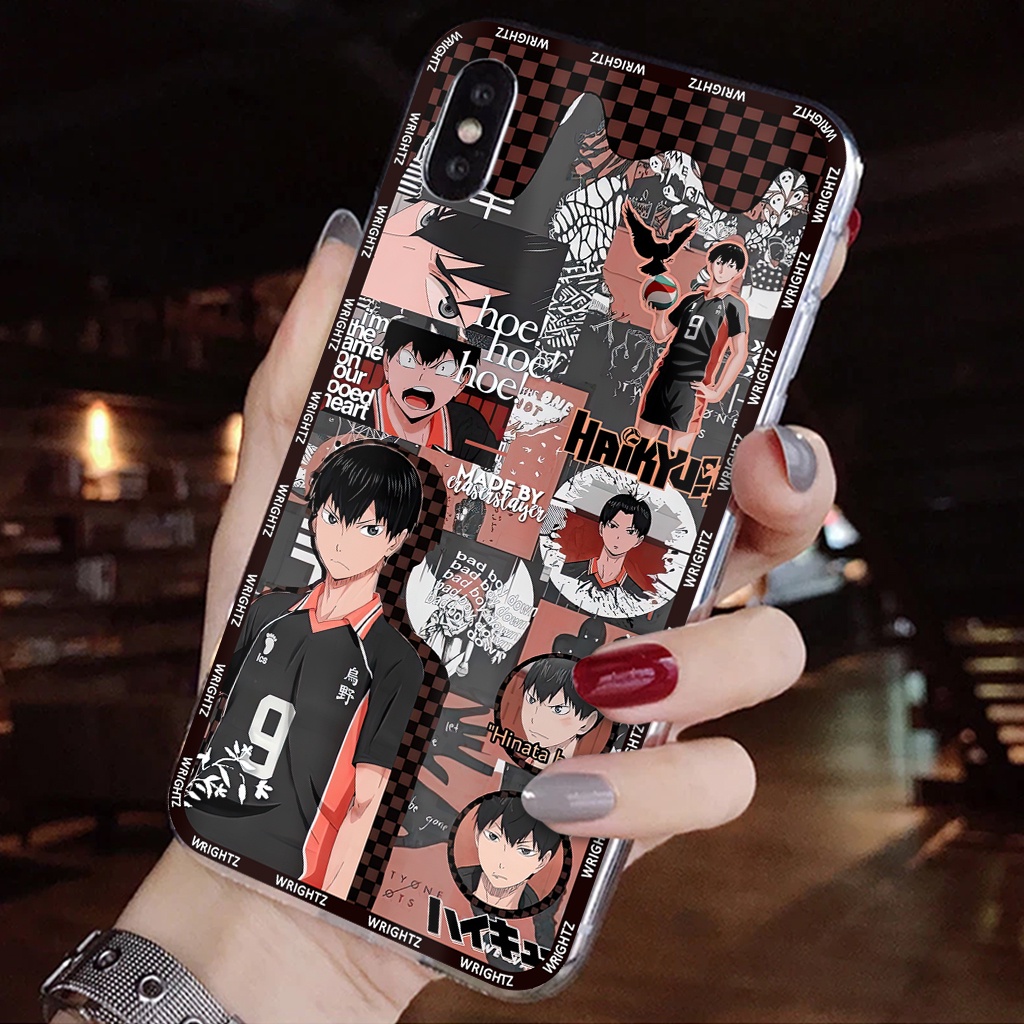 Ốp lưng iphone anime Haikyuu Hinata Shoyo Kageyama Tobio phụ kiện ốp điện thoại trang trí thời trang