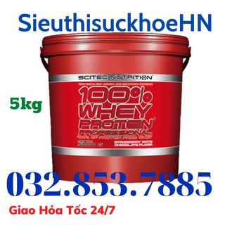 Sữa tăng cân, tăng cơ Whey Professional Scitec 5000g | Scitec Nutrion