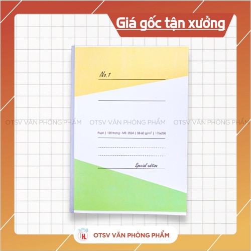 HẢI TIẾN Vở kẻ ngang 72 trang, 120 trang, giấy không bụi