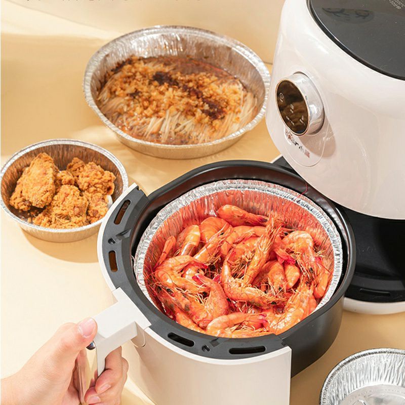 Khay giấy bạc lót nồi chiên không dầu