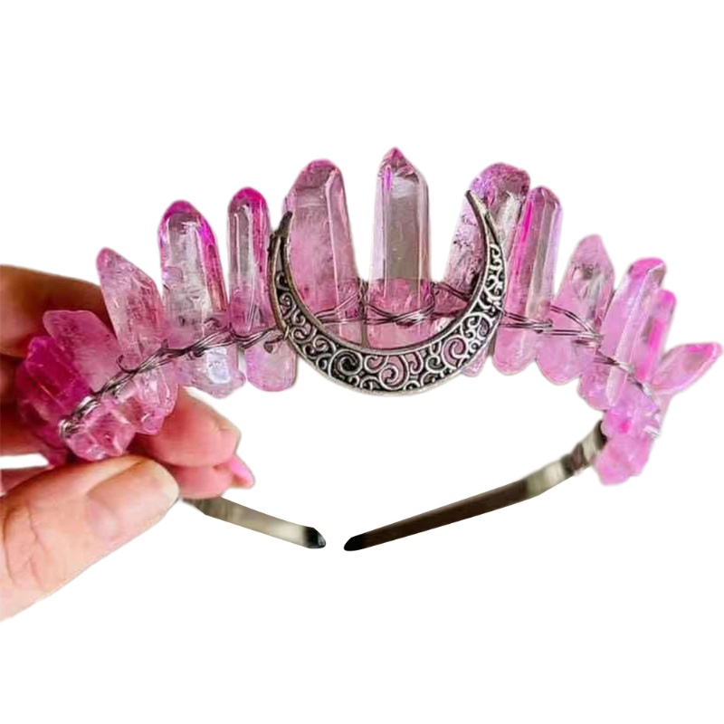 Flgo Vương Miện Pha Lê Đính Đá Mặt Trăng Phù Hợp Làm Quà Đám Cưới / Đính Hôn Cho Gia Đình