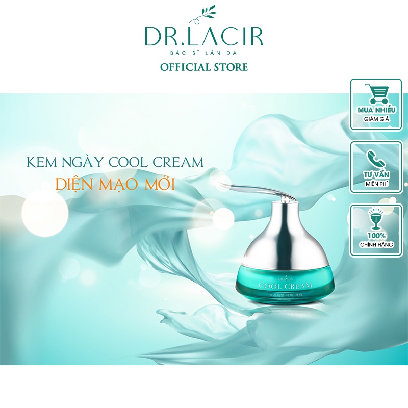 Kem Face Lạnh Dưỡng Da Chống Nắng 5 in 1 Dr.Lacir Cool Cream 35gr DR08