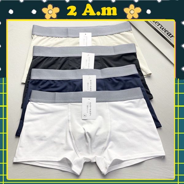 Quần sịp nam thun lạnh boxer,quần lót nam đùi co dãn 4 chiều, thoáng mát