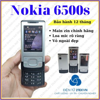 Điện thoại Nokia 6500s slide nắp trượt full phụ kiện, bảo hành 12 tháng