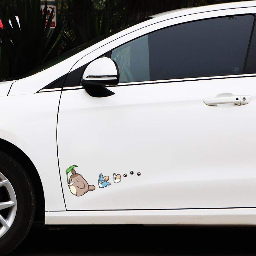 Sticker Dán Xe Hơi Chống Thấm Nước Họa Tiết Hoạt Hình REBUY1 Tonari no Totoro Vui Nhộn DIY