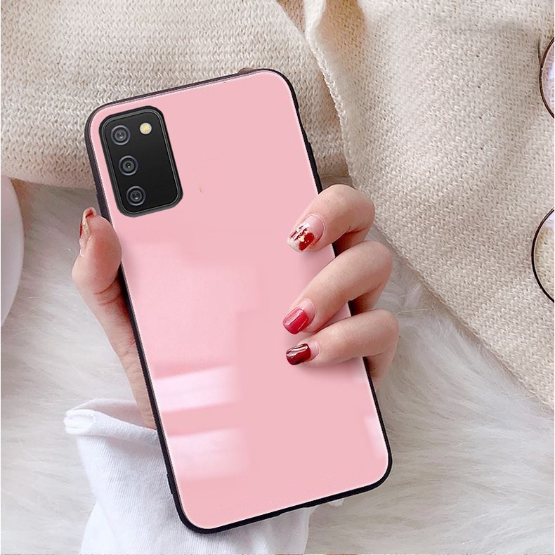 Ốp Lưng SAMSUNG GALAXY A02S/A02, A03s Mặt kính gương sáng bóng cao cấp
