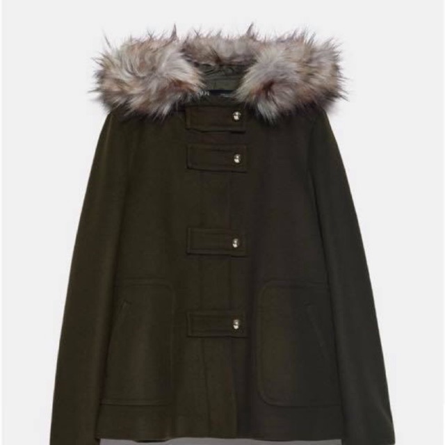 Áo khoác lông ZARA authentic OBG