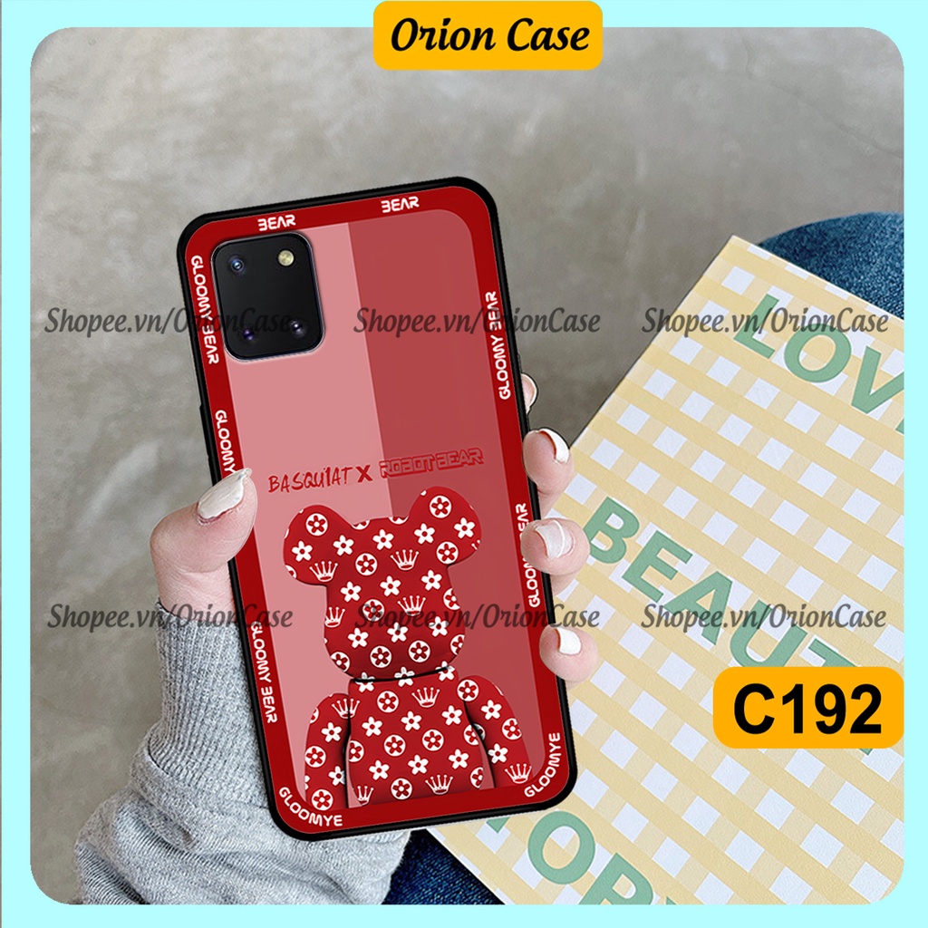 Ốp lưng Samsung Note 10 Lite in hình bearbrick 3D thời trang, cá tính. ốp chống sốc, bền đẹp