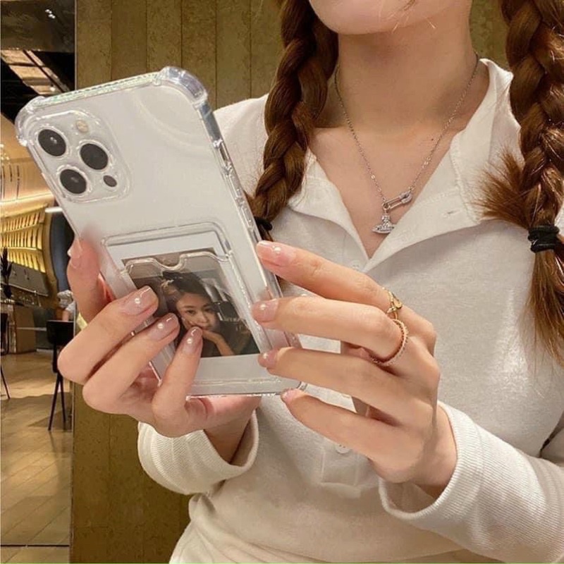 Ốp lưng iphone để hình, thẻ bảo vệ camera 7/7plus/8/8 plus/x/xs/xsmax/11/11pro/11 promax/12/12pro/12promax YT Phone Case