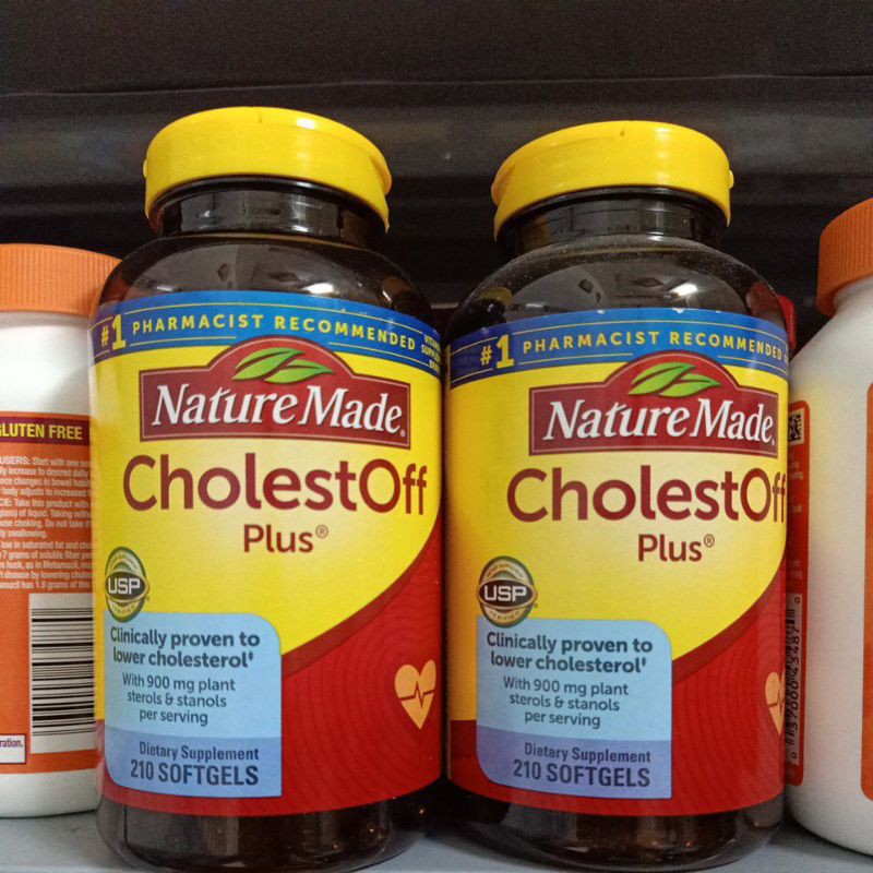 Viên uống giảm Cholesterol Nature Made CholestOff Plus Mỹ 210 viên.