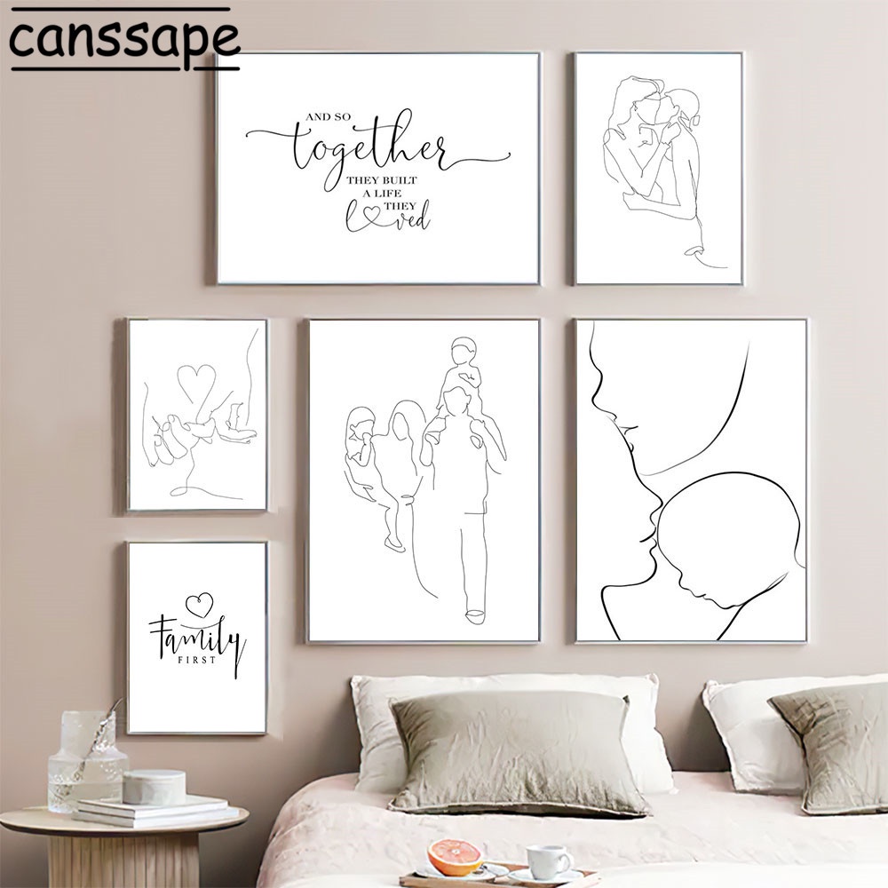 Tranh Vải Bạt Treo Tường In Hình Tranh Trừu Tượng Trang Trí Nhà Cửa