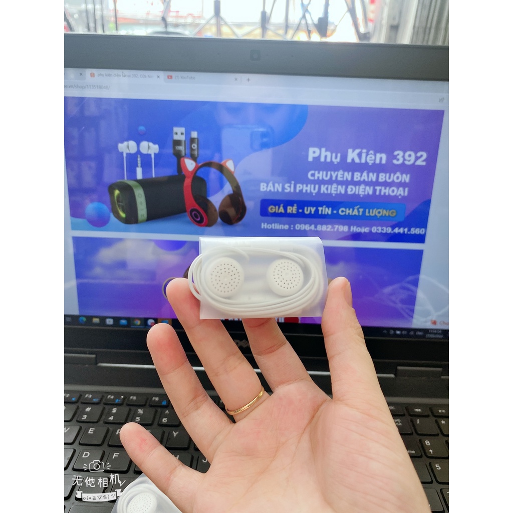 Tai Nghe Z.in O.PPO -Tai nghe có dây zi.n op Chống ồn tai nghe điện thoại jack 3.5mm.Cam kết zi.n .Bảo hành 3 tháng