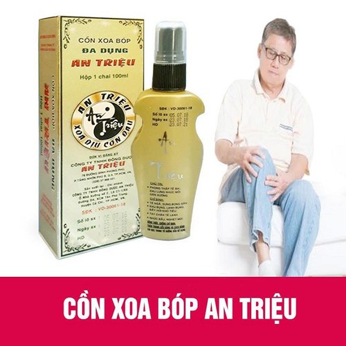 Cồn Xoa bóp đa dụng An Triệu - XOA DỊU MỌI CƠN ĐAU