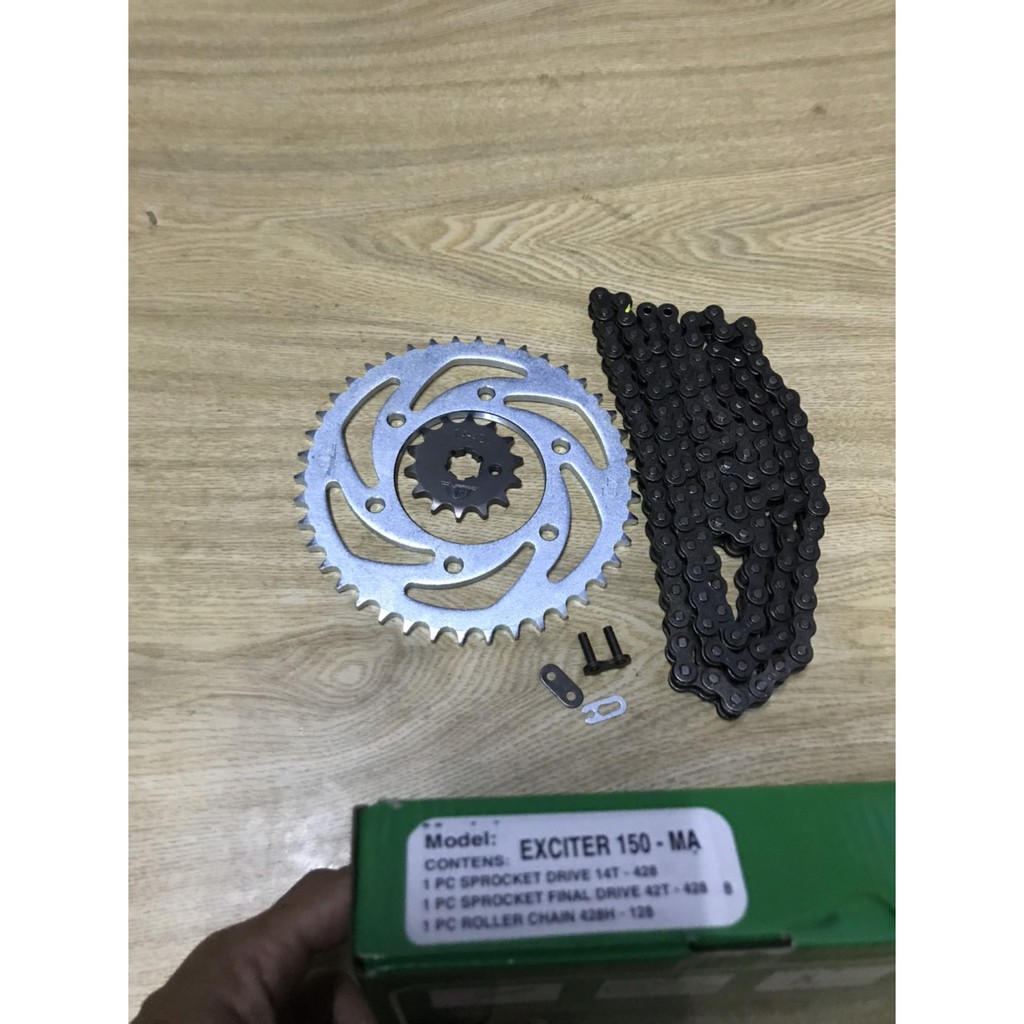 NHÔNG SÊN DĨA EXCITER 150 CHÍNH HÃNG GẮN ZIN THEO XE KHÔNG CHẾ CHÁO