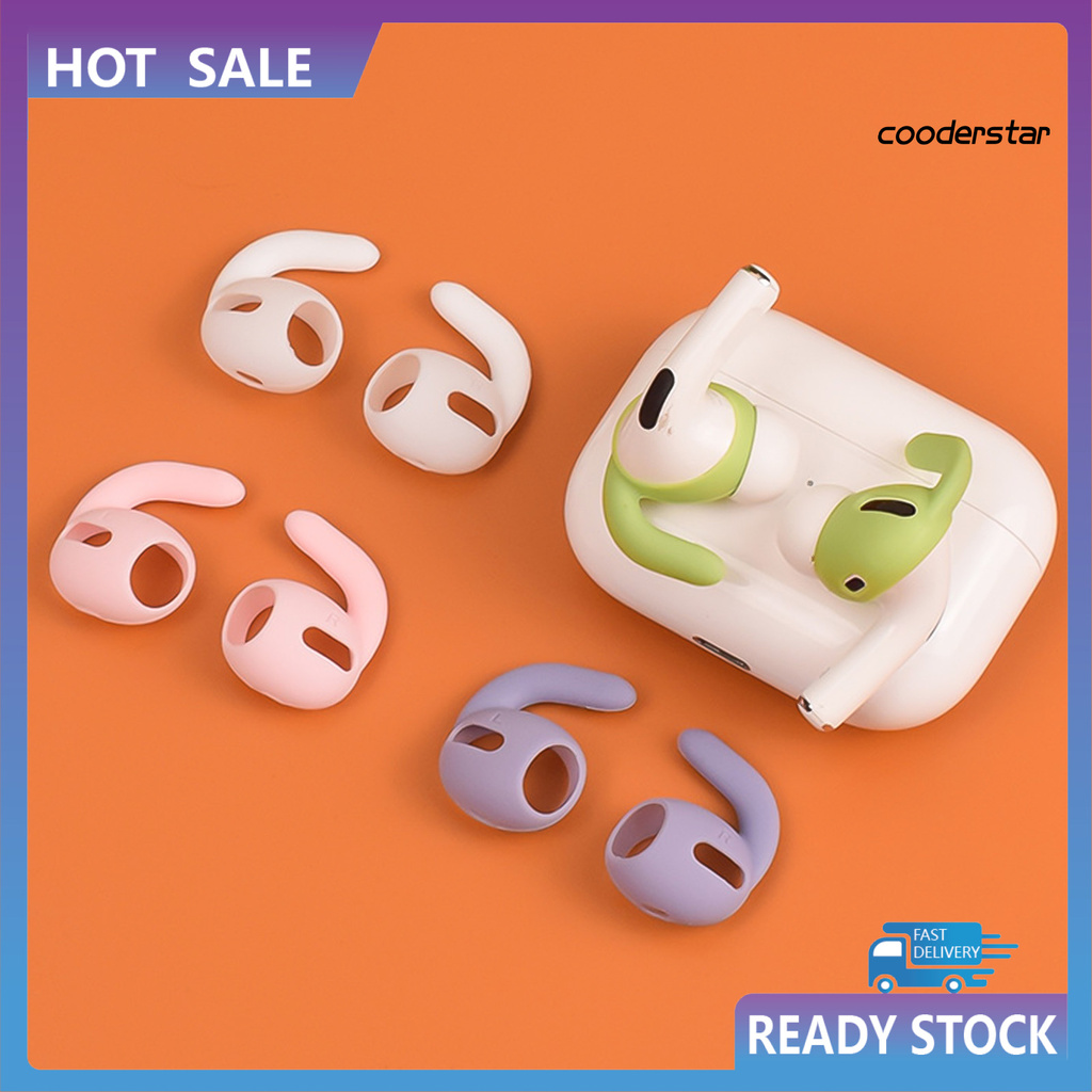 1 Cặp Nút Tai Nghe Airpods Bằng Silicone Chống Trượt