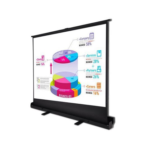 MÀN CHIẾU ĐỂ SÀN 100 INCH DALITE CHÍNH HÃNG - MÃ FU100TS, TỈ LỆ 4 : 3