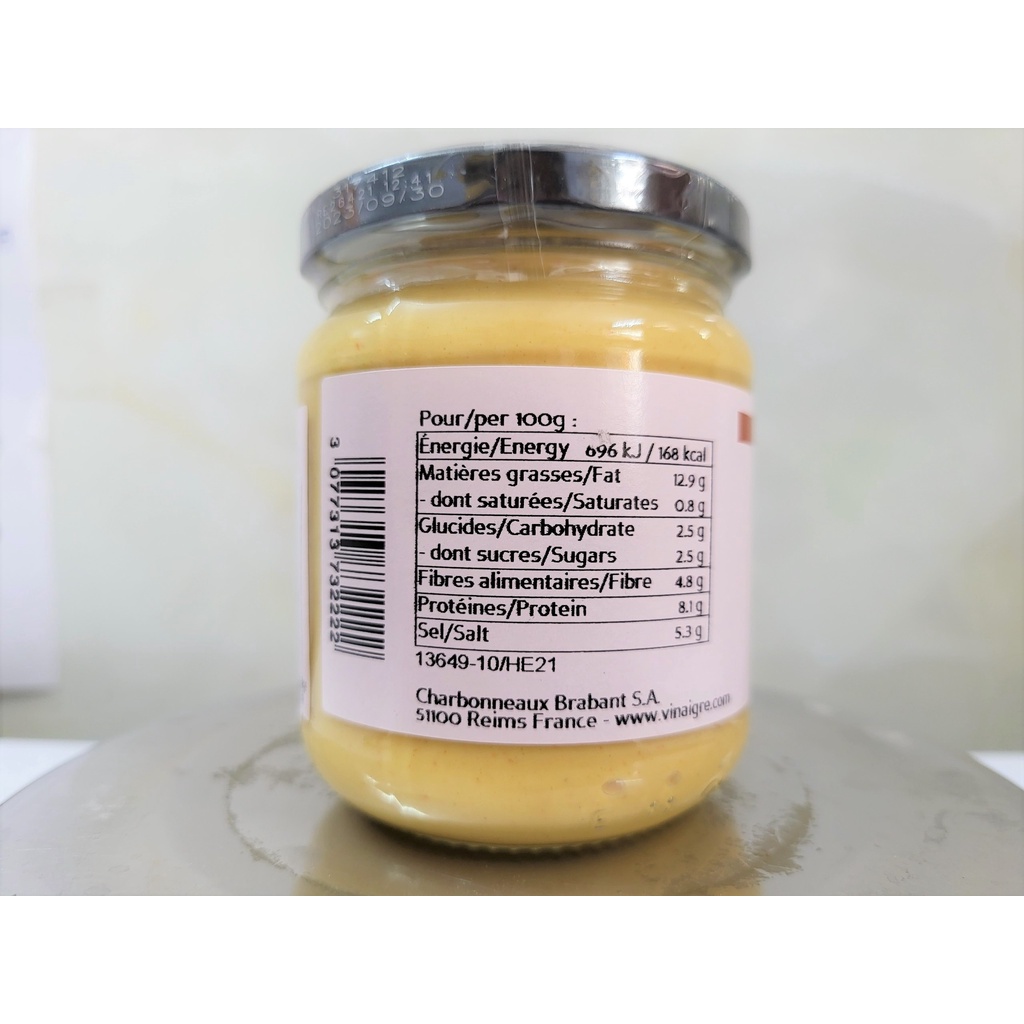 [Lọ 200g – EPICÉE] MÙ TẠT CAY KIỂU ANH [France] BEAUFOR Hot English Mustard (cff-hk)