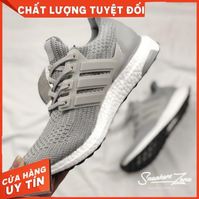 (siêu sale 11/11 50%)Giày thể thao sneaker nam nữ ULTRA BOOST 4.0 Grey xám siêu đẹp cho nam và nữ [ ĐẸP ]