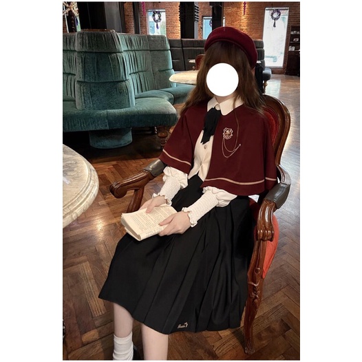 YAS0546-Đồng phục học sinh JK phong cách phương Tây Walnut JK