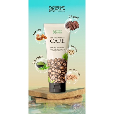 Tẩy da chết cafe làm sạch sâu, thải độc da..100gr