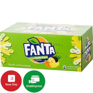 thùng 24 lon fanta soda kem 320ml