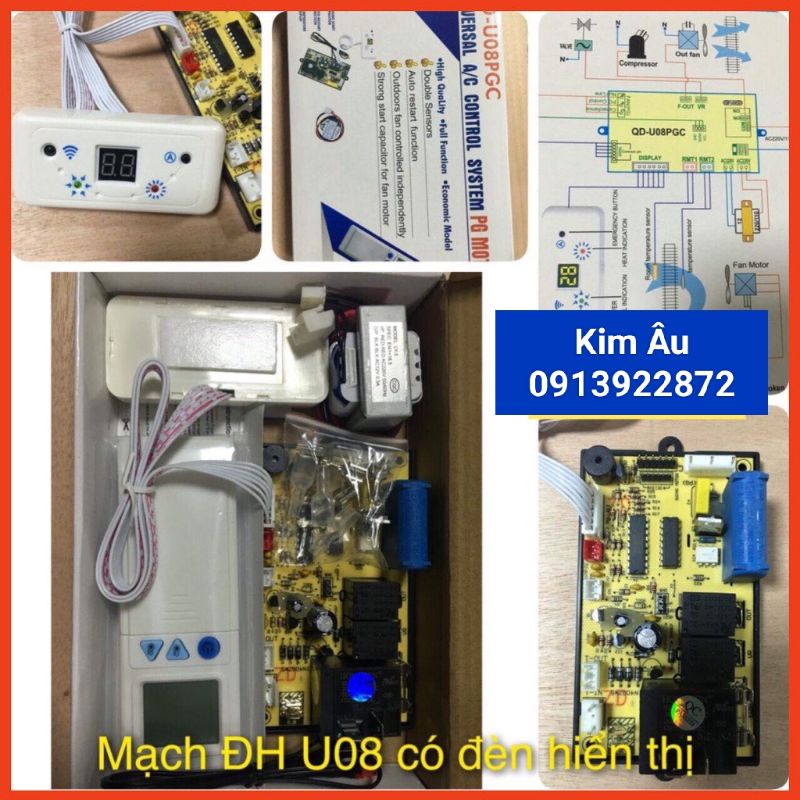 Mạch Đa Năng Điều Hòa Model QD-U08PGC/QD-U08PGC+
