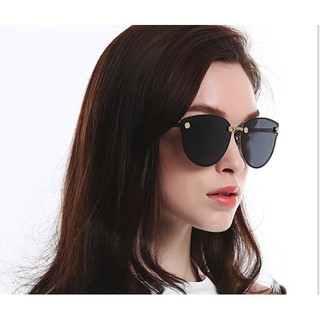 Kính mắt mèo nữ thời trang 2018 M2054 màu đen