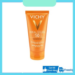 Kem Chống Nắng Không Màu Không Gây Nhờn Rít Vichy SPF 50 Ideal Soleil 50ml