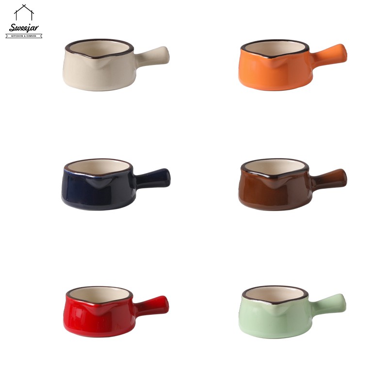 Bình gốm SWEEJAR có vòi đựng gia vị có tay cầm tiện dụng
