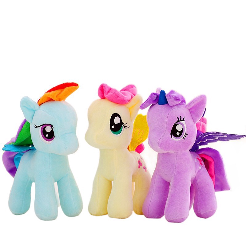 Thú nhồi bông My Little Pony 20cm màu sắc cầu vồng