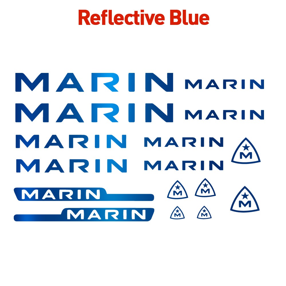 Miếng Dán Phản Quang Trang Trí Khung Xe Đạp Marin MTB