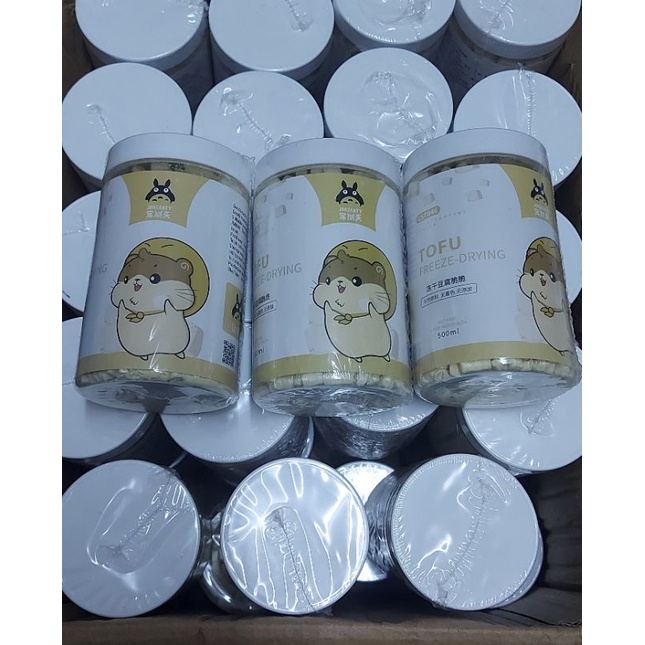 Đậu hủ sấy lạnh hamster