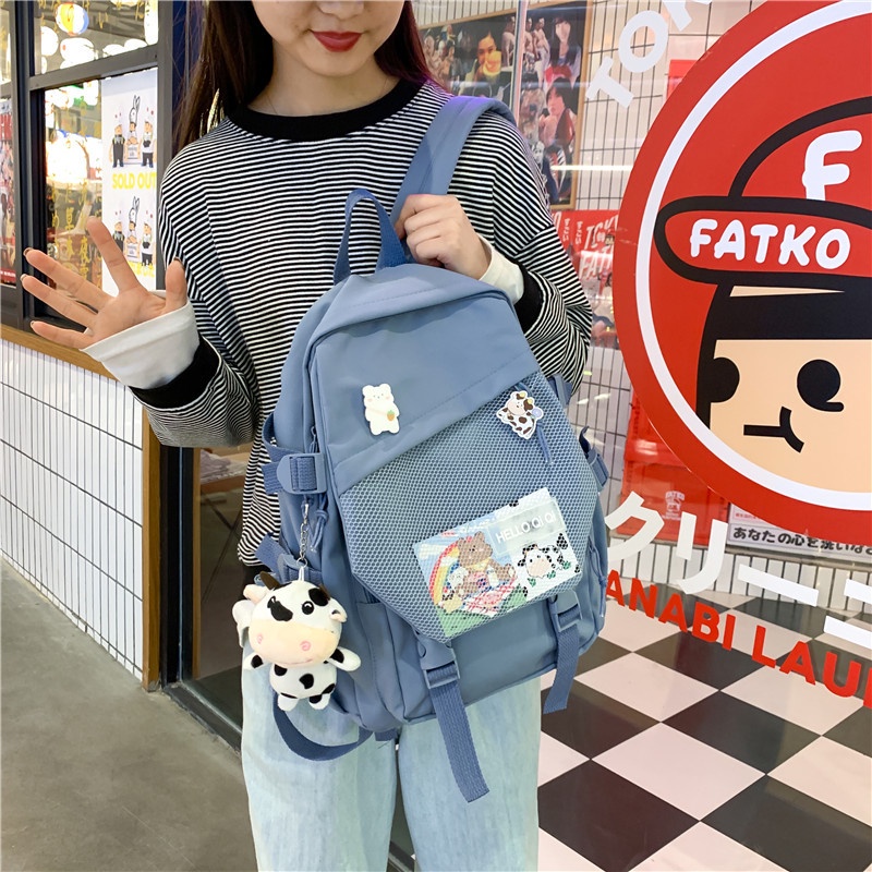 Phụ Kiện Bò Sữa Móc Treo Ba Lô Túi Xách Dễ Thương Đáng Yêu WD25