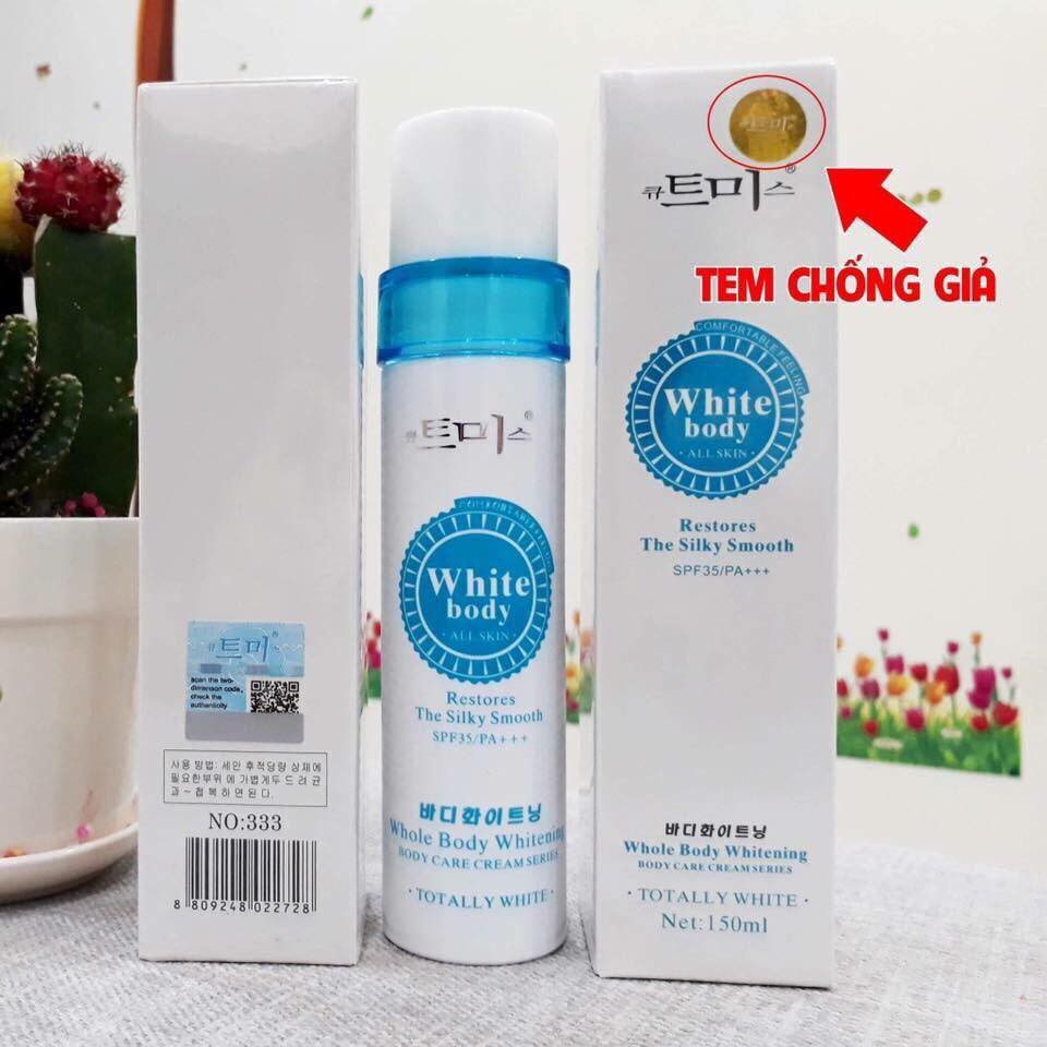 KEM CHỐNG NẮNG KÍCH TRẮNG DA HÀN QUỐC WHITE BODY