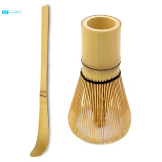 Bộ 2 Dụng Cụ Pha Trà Bằng Tre Matcha Phong Cách Nhật Bản