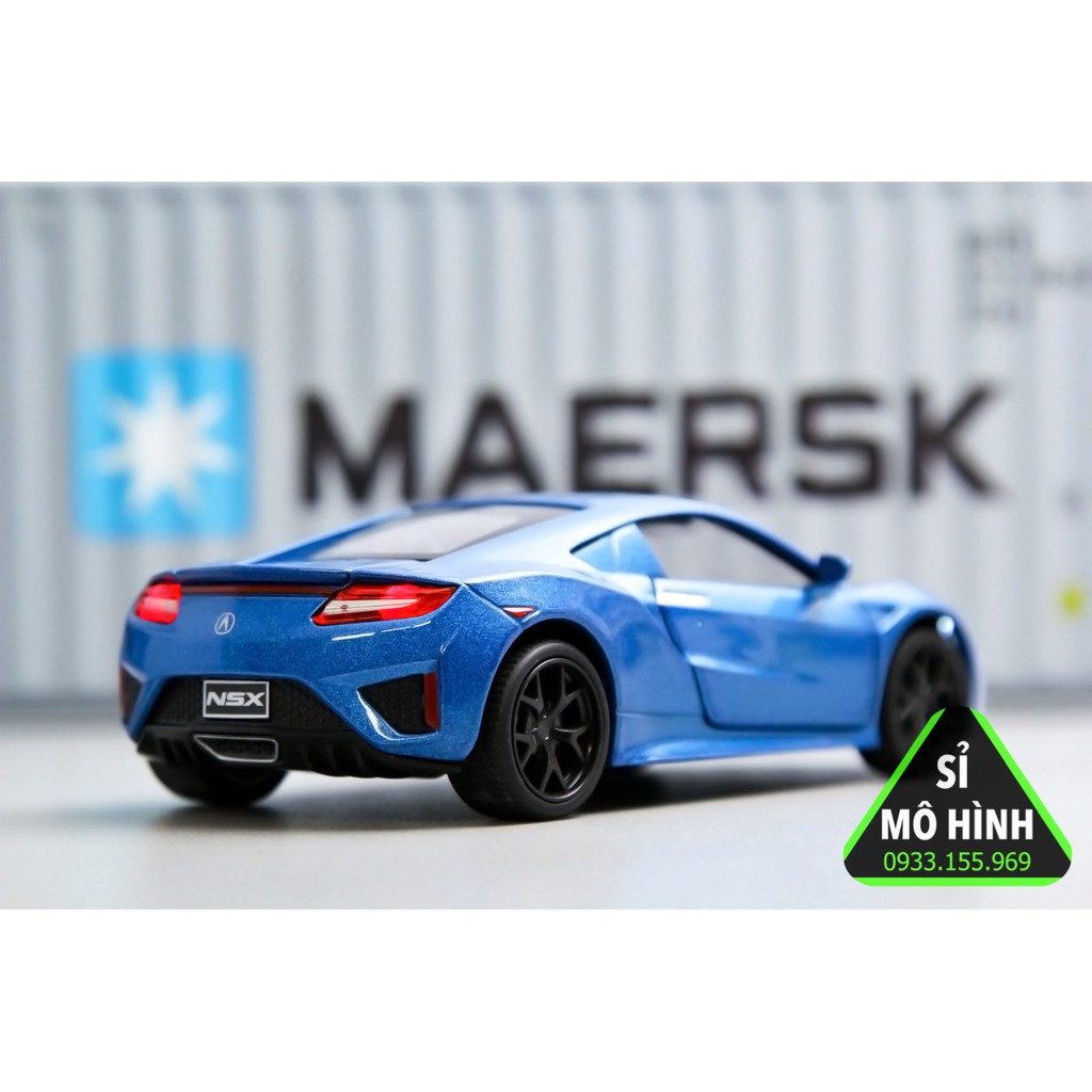 [ Sỉ Mô Hình ] Xe mô hình siêu xe Honda Acura NSX 1:32 Xanh