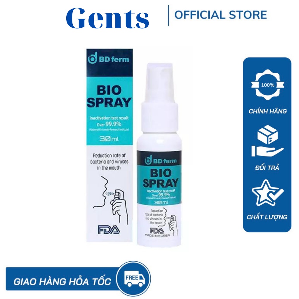 Xịt họng sinh học  Bio Spray 30ml GentsOfficialStore