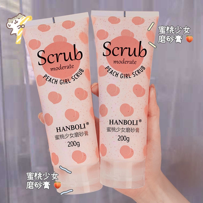 Sữa dưỡng thể tẩy tế bào chết đào làm trắng da dưỡng ẩm 200g