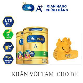 DATE 2022-COMBO 2 lon Sữa enfagrow A+ 4 1,75Kg - COMBO2ENFA