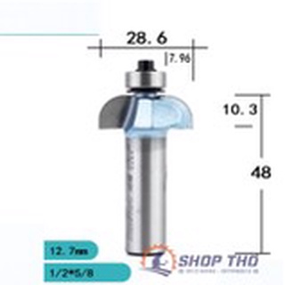 Mũi phay gỗ Tideway đánh chỉ tròn có bi