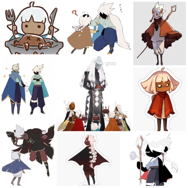 Sticker anime Arknights 30-60 cái ép lụa khác nhau/ ảnh dán Arknights