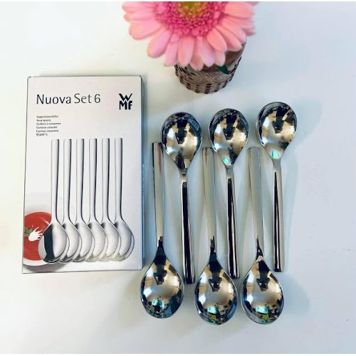 Set 6 thìa to ăn phở WMF dài 17cm