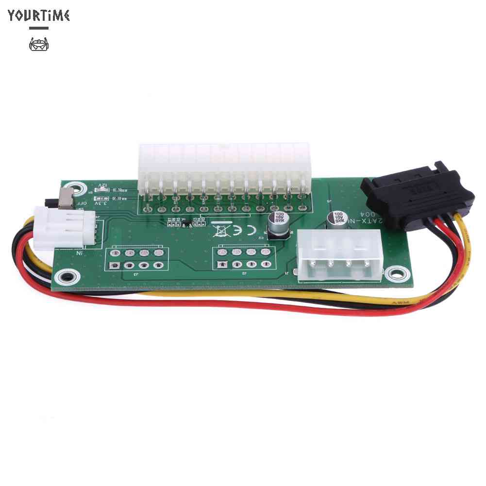 Bảng Mạch Khởi Động Pin ATX 24-Pin Dual PSU Chuyên Dụng Cho Máy Tính